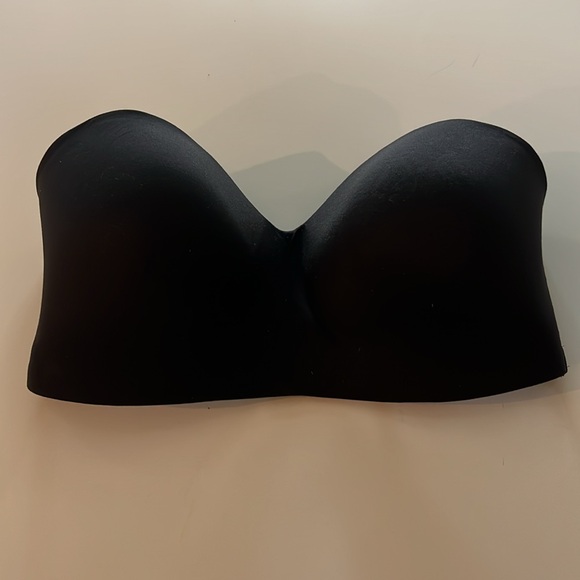 WACOAL black staying power strapless wireless bra 36DD style #854372 - Picture 3 of 3